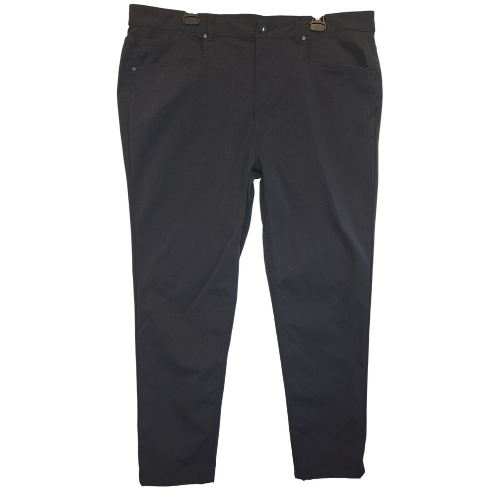 Western Rise AT Slim Pant Mens 40x30 Black Performance Stretch Travel Trousers